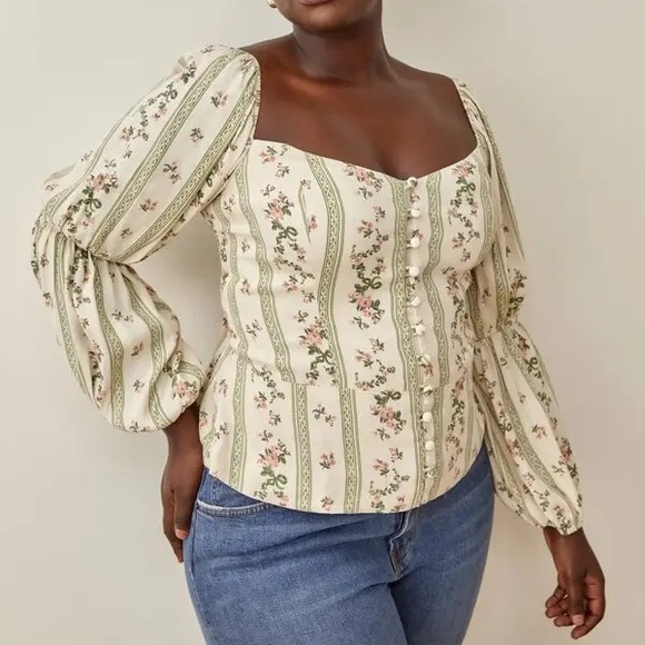 Reformation Tops - Reformation Cera Prairie Blouse